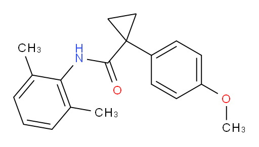 N-(2,6-dimethylphenyl)-1-(4-methoxyphenyl)cyclopropanecarboxamide