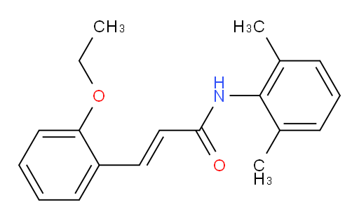 (E)-N-(2,6-dimethylphenyl)-3-(2-ethoxyphenyl)acrylamide