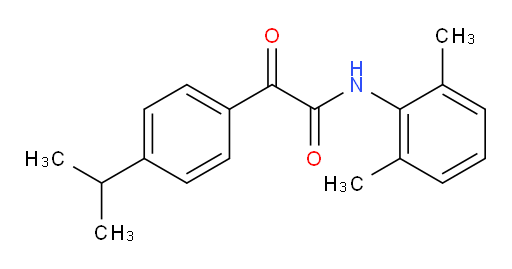 N-(2,6-dimethylphenyl)-2-(4-isopropylphenyl)-2-oxoacetamide