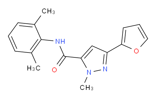 N-(2,6-dimethylphenyl)-3-(furan-2-yl)-1-methyl-1H-pyrazole-5-carboxamide