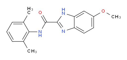 N-(2,6-dimethylphenyl)-6-methoxy-1H-benzo[d]imidazole-2-carboxamide