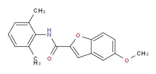 N-(2,6-dimethylphenyl)-5-methoxybenzofuran-2-carboxamide