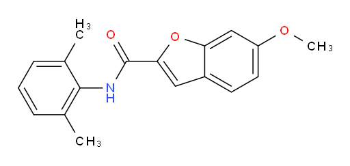 N-(2,6-dimethylphenyl)-6-methoxybenzofuran-2-carboxamide