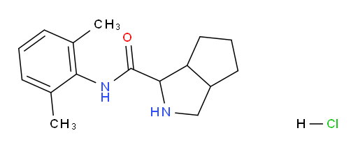 N-(2,6-dimethylphenyl)octahydrocyclopenta[c]pyrrole-1-carboxamide hydrochloride