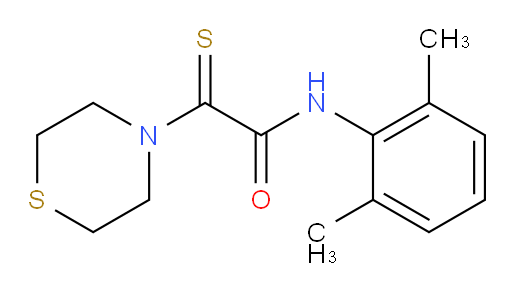 N-(2,6-dimethylphenyl)-2-thiomorpholino-2-thioxoacetamide