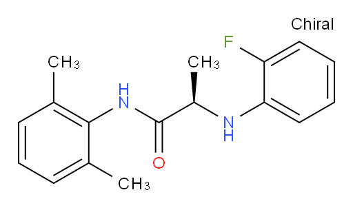 (R)-N-(2,6-dimethylphenyl)-2-((2-fluorophenyl)amino)propanamide