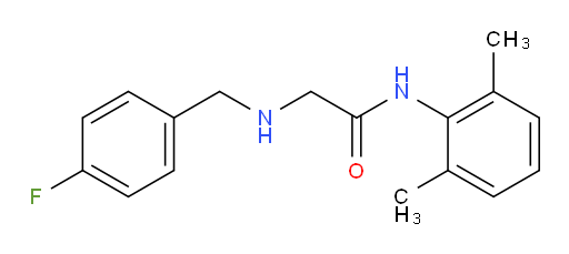 N-(2,6-dimethylphenyl)-2-((4-fluorobenzyl)amino)acetamide