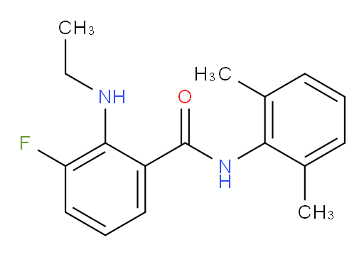 N-(2,6-dimethylphenyl)-2-(ethylamino)-3-fluorobenzamide