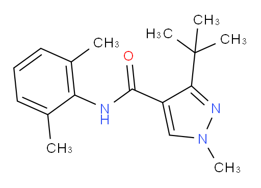 3-(tert-butyl)-N-(2,6-dimethylphenyl)-1-methyl-1H-pyrazole-4-carboxamide