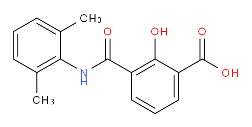3-((2,6-dimethylphenyl)carbamoyl)-2-hydroxybenzoic acid