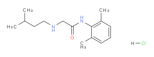 N-(2,6-dimethylphenyl)-2-(isopentylamino)acetamide hydrochloride