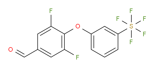 [3-(2,6-fluoro-4-formylphenoxy)phenyl]-sulfur pentafluoride