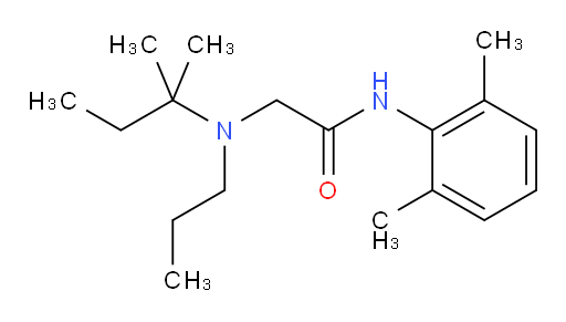 N-(2,6-dimethylphenyl)-2-(tert-pentyl(propyl)amino)acetamide