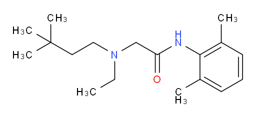 2-((3,3-dimethylbutyl)(ethyl)amino)-N-(2,6-dimethylphenyl)acetamide