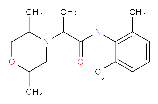2-(2,5-dimethylmorpholino)-N-(2,6-dimethylphenyl)propanamide