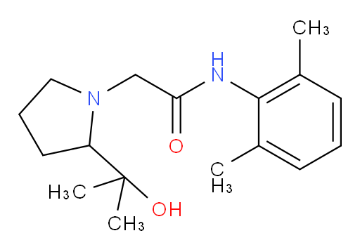 N-(2,6-dimethylphenyl)-2-(2-(2-hydroxypropan-2-yl)pyrrolidin-1-yl)acetamide