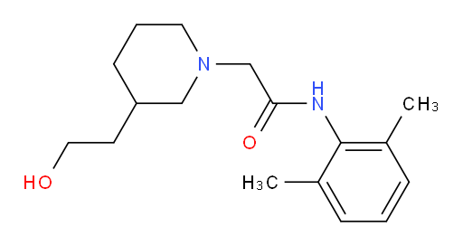 N-(2,6-dimethylphenyl)-2-(3-(2-hydroxyethyl)piperidin-1-yl)acetamide