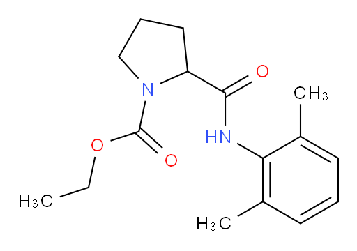 ethyl 2-((2,6-dimethylphenyl)carbamoyl)pyrrolidine-1-carboxylate