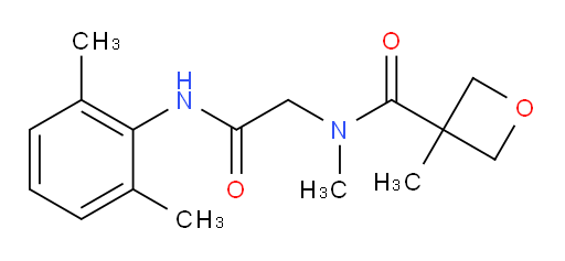 N-(2-((2,6-dimethylphenyl)amino)-2-oxoethyl)-N,3-dimethyloxetane-3-carboxamide
