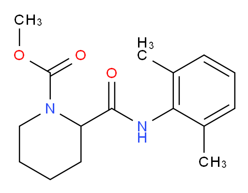 methyl 2-((2,6-dimethylphenyl)carbamoyl)piperidine-1-carboxylate