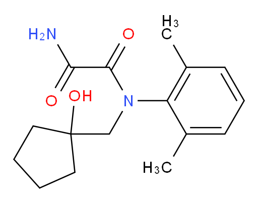 N1-(2,6-dimethylphenyl)-N1-((1-hydroxycyclopentyl)methyl)oxalamide