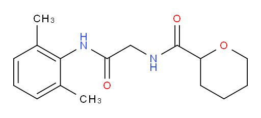 N-(2-((2,6-dimethylphenyl)amino)-2-oxoethyl)tetrahydro-2H-pyran-2-carboxamide