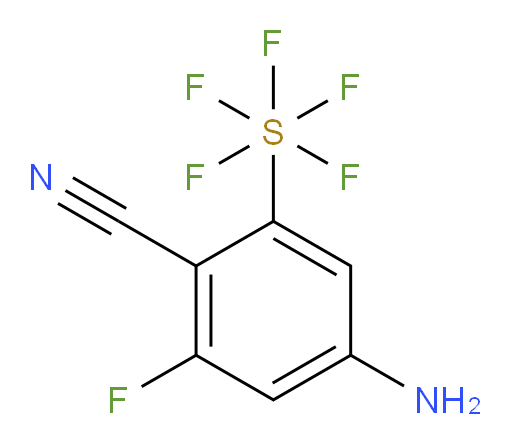 (5-Amino-2-cyano-3-fluorophenyl)sulfur pentafluoride