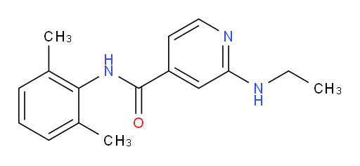 N-(2,6-dimethylphenyl)-2-(ethylamino)isonicotinamide