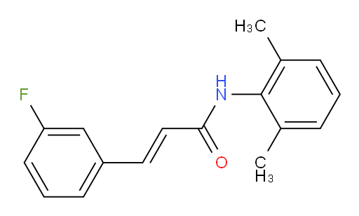 (E)-N-(2,6-dimethylphenyl)-3-(3-fluorophenyl)acrylamide