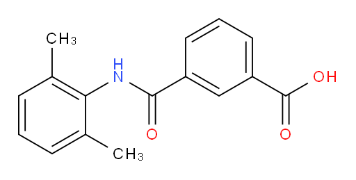 3-((2,6-dimethylphenyl)carbamoyl)benzoic acid