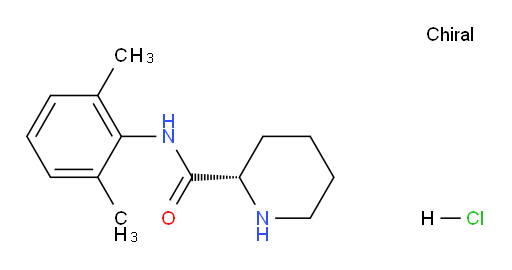 (S)-N-(2,6-dimethylphenyl)piperidine-2-carboxamide hydrochloride