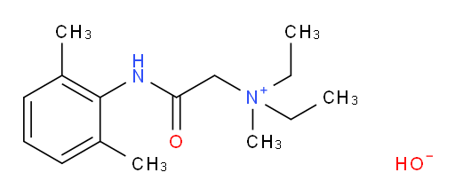 2-((2,6-dimethylphenyl)amino)-N,N-diethyl-N-methyl-2-oxoethanaminium hydroxide