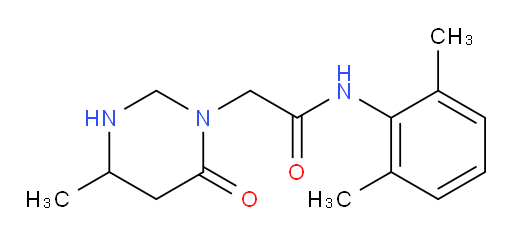 N-(2,6-dimethylphenyl)-2-(4-methyl-6-oxotetrahydropyrimidin-1(2H)-yl)acetamide