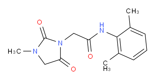 N-(2,6-dimethylphenyl)-2-(3-methyl-2,5-dioxoimidazolidin-1-yl)acetamide