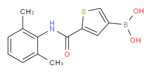 (5-((2,6-dimethylphenyl)carbamoyl)thiophen-3-yl)boronic acid