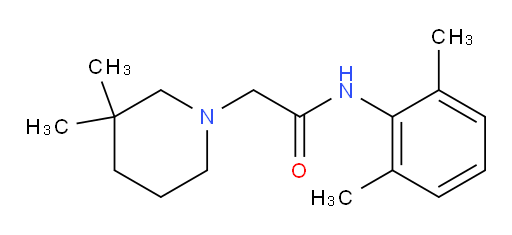 N-(2,6-dimethylphenyl)-2-(3,3-dimethylpiperidin-1-yl)acetamide