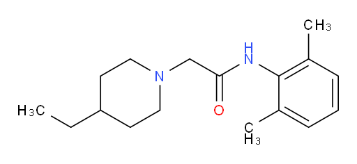 N-(2,6-dimethylphenyl)-2-(4-ethylpiperidin-1-yl)acetamide