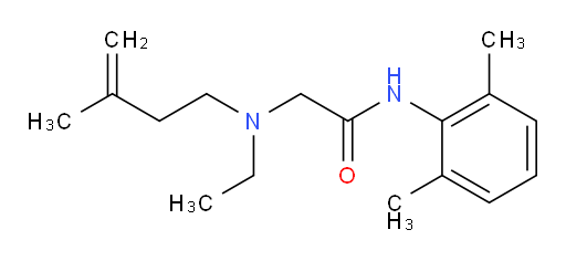 N-(2,6-dimethylphenyl)-2-(ethyl(3-methylbut-3-en-1-yl)amino)acetamide