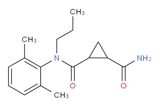 N1-(2,6-dimethylphenyl)-N1-propylcyclopropane-1,2-dicarboxamide