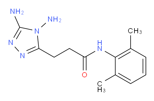 3-(4,5-diamino-4H-1,2,4-triazol-3-yl)-N-(2,6-dimethylphenyl)propanamide
