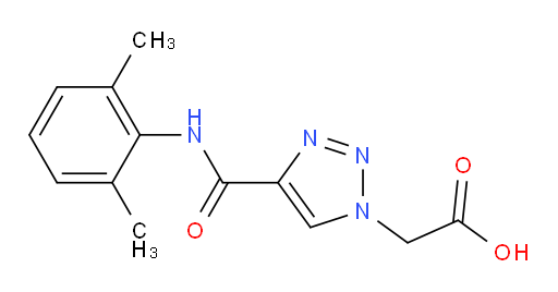 2-(4-((2,6-dimethylphenyl)carbamoyl)-1H-1,2,3-triazol-1-yl)acetic acid