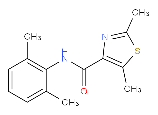 N-(2,6-dimethylphenyl)-2,5-dimethylthiazole-4-carboxamide