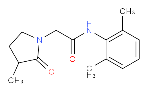 N-(2,6-dimethylphenyl)-2-(3-methyl-2-oxopyrrolidin-1-yl)acetamide
