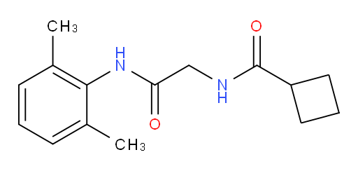 N-(2-((2,6-dimethylphenyl)amino)-2-oxoethyl)cyclobutanecarboxamide