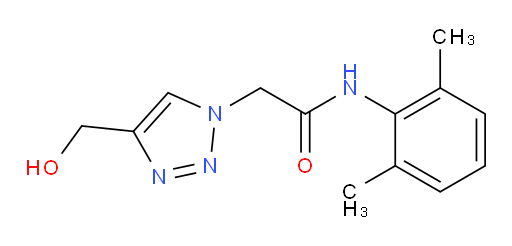 N-(2,6-dimethylphenyl)-2-(4-(hydroxymethyl)-1H-1,2,3-triazol-1-yl)acetamide