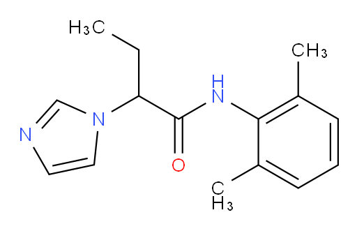 N-(2,6-dimethylphenyl)-2-(1H-imidazol-1-yl)butanamide