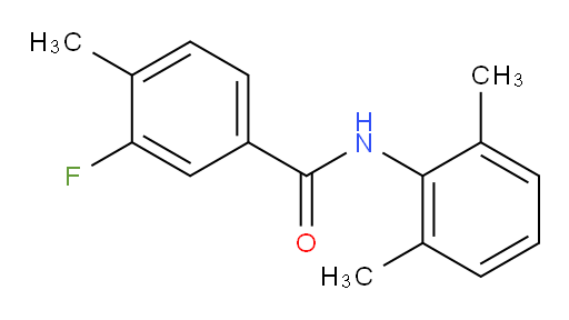 N-(2,6-dimethylphenyl)-3-fluoro-4-methylbenzamide