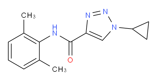 1-cyclopropyl-N-(2,6-dimethylphenyl)-1H-1,2,3-triazole-4-carboxamide