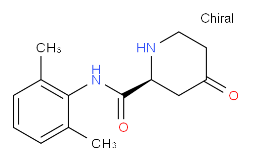 (S)-N-(2,6-dimethylphenyl)-4-oxopiperidine-2-carboxamide