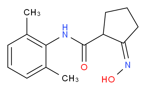 (Z)-N-(2,6-dimethylphenyl)-2-(hydroxyimino)cyclopentanecarboxamide